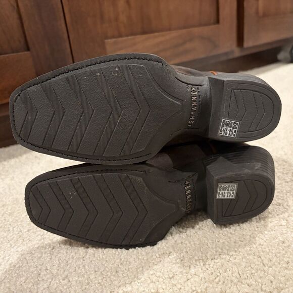 NEW Shyanne Jesse Performance Western Boots Women 5 Dark Brown Leather Handcraft - Picture 7 of 9